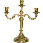 Candelabro de mesa para três velas