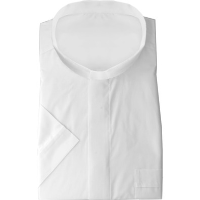 Camisa com altacuellos para sacerdote | Branca M/C