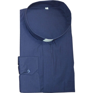 Camisa com altaculos para cura | Azul marinho M/L