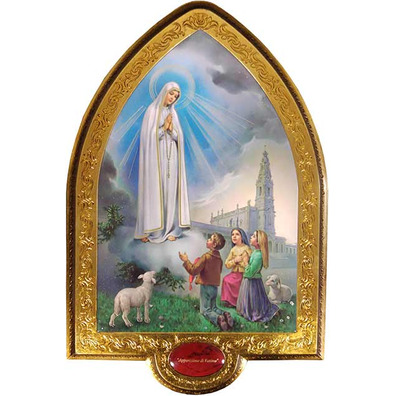 Quadro religioso - Os segredos da Virgem de Fátima