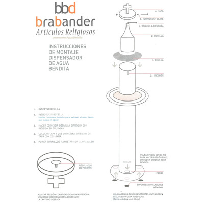 Dispensador automático de Agua Bendita