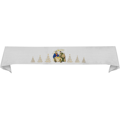 Toalha de mesa de natal com motivos religiosos