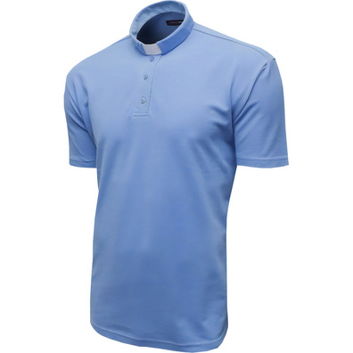 Polo com altaculos para cura | Cor azul celeste M/C