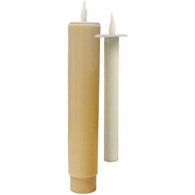 Trocar pilhas para velas de 5 cm