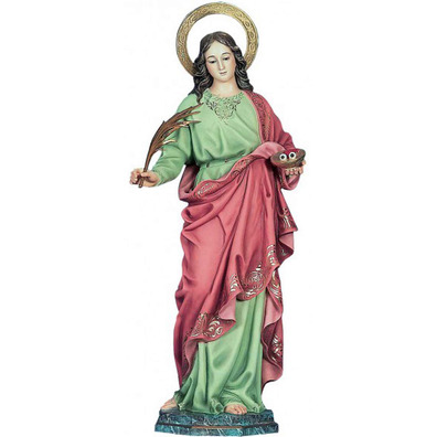 Figura de Santa Lúcia, 13 de dezembro