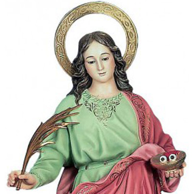 Figura de Santa Lúcia, 13 de dezembro